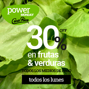 Power Monday: 30% de Descuento en Frutas y Verduras! 