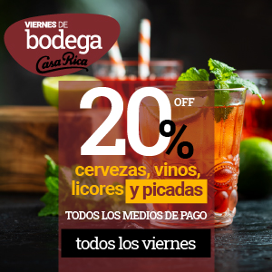 Viernes de Bodega: 20% OFF en Todas las Bebidas